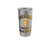 Questa birra mi sta rendendo fantastica una bella bevanda fredda Bicchiere termico in acciaio inox doppia parete