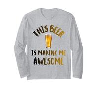 Questa Birra Mi Sta rendendo Fantastica Una Bella Bevanda Fredda Maglia a Manica