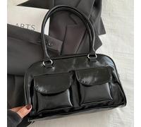 Questa borsa a spalla minimalista e alla moda con tasche laterali è adatta per lo shopping, per riporre il portafoglio ed è ideale anche per giovani donne, studenti universitari, neolavoratori e profe