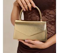 Questa borsa da sera ha una certa capacità e può contenere oggetti come telefoni, portafogli e cosmetici. Il design a mano è comodo da impugnare. Il materiale in pelle con una texture di lichee, abbin