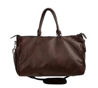 Questa borsa fitness di grande capacità è realizzata in materiale PU e può essere portata diagonalmente, a mano o su una spalla. È adatta per brevi viaggi di lavoro e viaggi, Marrone, Medium, Singola