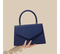 Questa borsetta da sera ha una certa capacità di contenere oggetti come telefono, portafoglio e cosmetici. Il design con manico è comodo da impugnare. Il materiale in pelle con texture a litchi e i ra