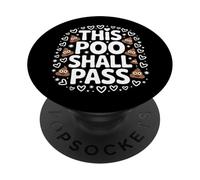 Questa cacca passerà scherzo divertente PopSockets PopGrip Adesivo