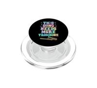 Questa canzone ha bisogno di più trombone PopSockets PopGrip per MagSafe