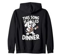 Questa Canzone Si Chiama Dinner Dog Lover Felpa con Cappuccio