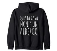 Questa Casa Non è un Albergo Frase Divertente Mamma Madre Felpa con Cappuccio