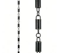 Questa Catena per la Raccolta dell'Acqua piovana, Ideale per Giardini, Presenta Un Design a Cascata ed è Lunga 6 Metri (20 Piedi) ed è Perfetta per Decorare Gli spazi Esterni e abbellire Il