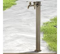 Questa Colonna d'Acqua per Esterni - Dispenser Verticale da Giardino in Acciaio Inossidabile per irrigazione e Lavaggio Auto, idrante a Pavimento