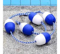 Questa Corda Galleggiante da 50 m per Piscina è Un divisorio di Sicurezza per Zone Poco Profonde e Profonde, Una corsia per Il Nuoto (400 cm) Ideale per la Gestione e la Sicurezza della pisc
