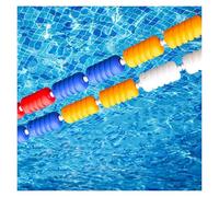 Questa Corda Galleggiante di Sicurezza per Piscina da 6 m con Boe è Una Corda Resistente Che garantisce Maggiore visibilità e Protezione, Ideale per Ambienti di Nuoto sicuri.