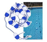 Questa Corda Galleggiante Portatile per la Sicurezza in Piscina, Lunga da 36 a 1980 Pollici, è Un Kit di Boe riutilizzabili con Ganci per Zone Basse e Profonde, Ideale per l'allenamento di n