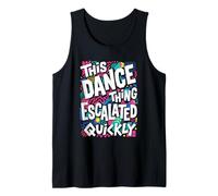 Questa Cosa da Ballo Si è intensificata Rapidamente la Festa degli Anni '90 Canotta