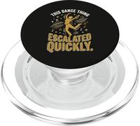 Questa cosa di danza si è intensificata rapidamente divertente citazione di danza 5 PopSockets PopGrip per MagSafe