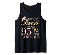 Questa Diva Rende Il 95 Favoloso 95 ° Compleanno Regina B-Day Canotta