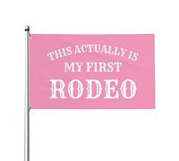 Questa è in realtà la mia prima bandiera da rodeo 3x5 bandiere per la casa decorativa da giardino striscione da esterno cartello da giardino