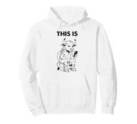 Questa è la Grafica letterale del Gioco di Parole del Toro Felpa con Cappuccio