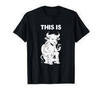 Questa è la Grafica letterale del Gioco di Parole del Toro Maglietta