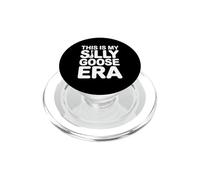 Questa è la grafica meme di My Silly Goose Era Funny Goose PopSockets PopGrip per MagSafe