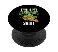 Questa è la mia camicia da giardinaggio Amante del giardino Piante da giardinaggio PopSockets PopGrip Adesivo