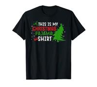 Questa è la mia camicia del pigiama di Natale Tema natalizio Maglietta