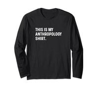 Questa è la mia camicia di antropologia - Professore di antropologo Maglia a Manica