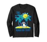 Questa è la mia Camicia Hawaiana Aloha Hawaii Dog divertochi Maglia a Manica