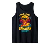 Questa è la mia camicia hawaiana, costume tropicale Luau, da festa, papera Canotta