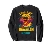 Questa è la mia camicia hawaiana, costume tropicale Luau, da festa, papera Felpa