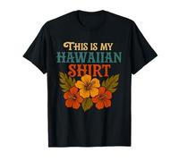 Questa è la mia camicia hawaiana, costume tropicale Luau, da festa, papera Maglietta