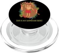 Questa è la mia camicia hawaiana Hawaii Aloha Tropical Gatto PopSockets PopGrip per MagSafe