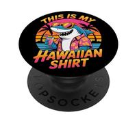 Questa è la mia camicia hawaiana Hawaii Tropical Luau Costume Party PopSockets PopGrip Adesivo