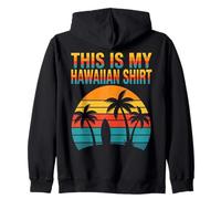 Questa è la mia Camicia Hawaiana Retro Sunset Palm Tavola da Surf Hawaii Felpa con Cappuccio