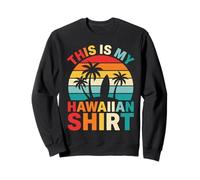 Questa è la mia Camicia Hawaiana Retro Sunset Surfboard Beach Vibes Felpa