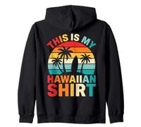 Questa è la mia Camicia Hawaiana Retro Sunset Surfboard Beach Vibes Felpa con Cappuccio