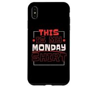 Questa è la mia camicia Monday Lover Week Custodia per iPhone XS Max