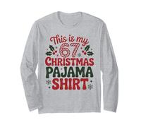 Questa è la mia Camicia Pigiama Natalizia 67 Maglia a Manica
