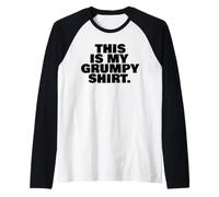Questa è la mia Camicia scontrosa Maglia con Maniche Raglan