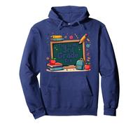 Questa è la mia Era di Terza elementare: Stravagante Avventura Scolastica Felpa con Cappuccio, Unisex per Adulti, Navy, S