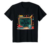 Questa è la mia Era di Terza elementare: Stravagante Avventura Scolastica Maglietta, Bambini, Nero, 4 Anni