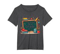 Questa è la mia Era di Terza elementare: Stravagante Avventura Scolastica Maglietta, Donna Plus-Size, Grigio Scuro, 5X