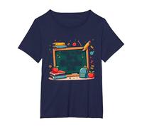 Questa è la mia Era di Terza elementare: Stravagante Avventura Scolastica Maglietta, Donna Plus-Size, Navy, 3X