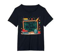 Questa è la mia Era di Terza elementare: Stravagante Avventura Scolastica Maglietta, Donna Plus-Size, Nero, 4X