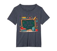 Questa è la mia Era di Terza elementare: Stravagante Avventura Scolastica Maglietta, Donna Plus-Size, Pervinca, 1X