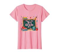 Questa è la mia Era di Terza elementare: Stravagante Avventura Scolastica Maglietta, Donna, Rosa, 3XL