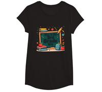 Questa è la mia Era di Terza elementare: Stravagante Avventura Scolastica Maglietta, Ragazze, Nero, XS