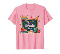 Questa è la mia Era di Terza elementare: Stravagante Avventura Scolastica Maglietta, Uomo, Rosa, 3XL