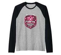 Questa è la mia Lotta Contro Il Cancro in Rosa Maglia con Maniche Raglan