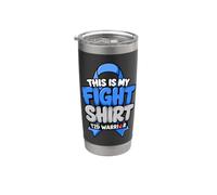 Questa è la mia maglietta da combattimento T2D Warrior Diabetes Awareness Bicchiere termico in acciaio inox doppia parete