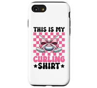 Questa è la mia maglietta da curling Stone Player Girl Mom Coquette Bow Custodia per iPhone SE (2020) / 7/8