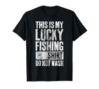 Questa è la mia Maglietta da Pesca Lucky Do Not Wash Funny Fisherman Maglietta